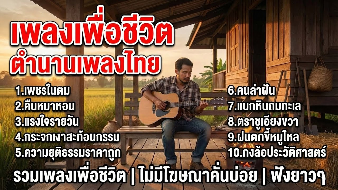 🎵มาแรง - รวมเพลงเพื่อชีวิต -  ฟังเพลินยาวๆ【LONGPLAY】ไม่มีโฆษณาคั่น - Vol.3