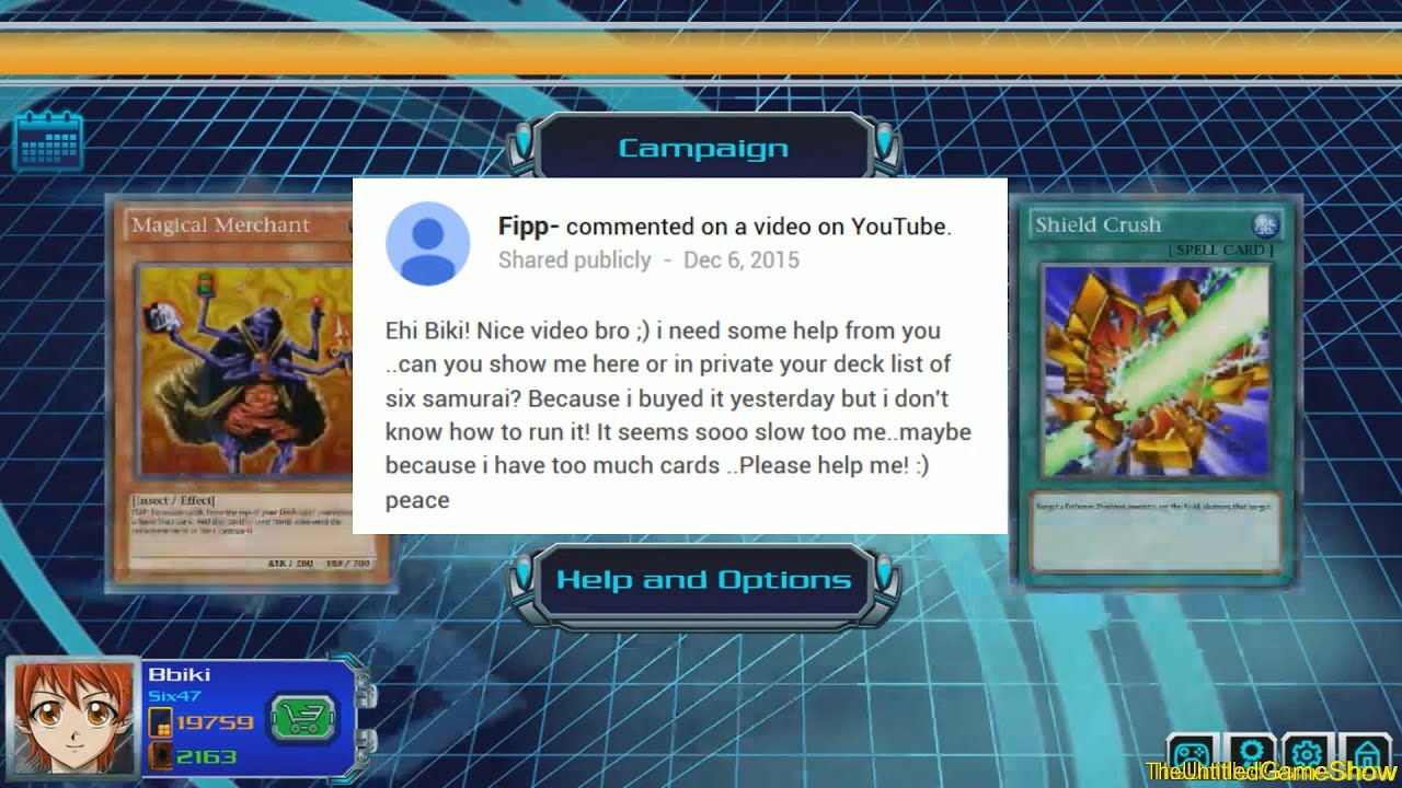 Biki's Six Samurai Deck Build Yu Gi Oh Dual Generations