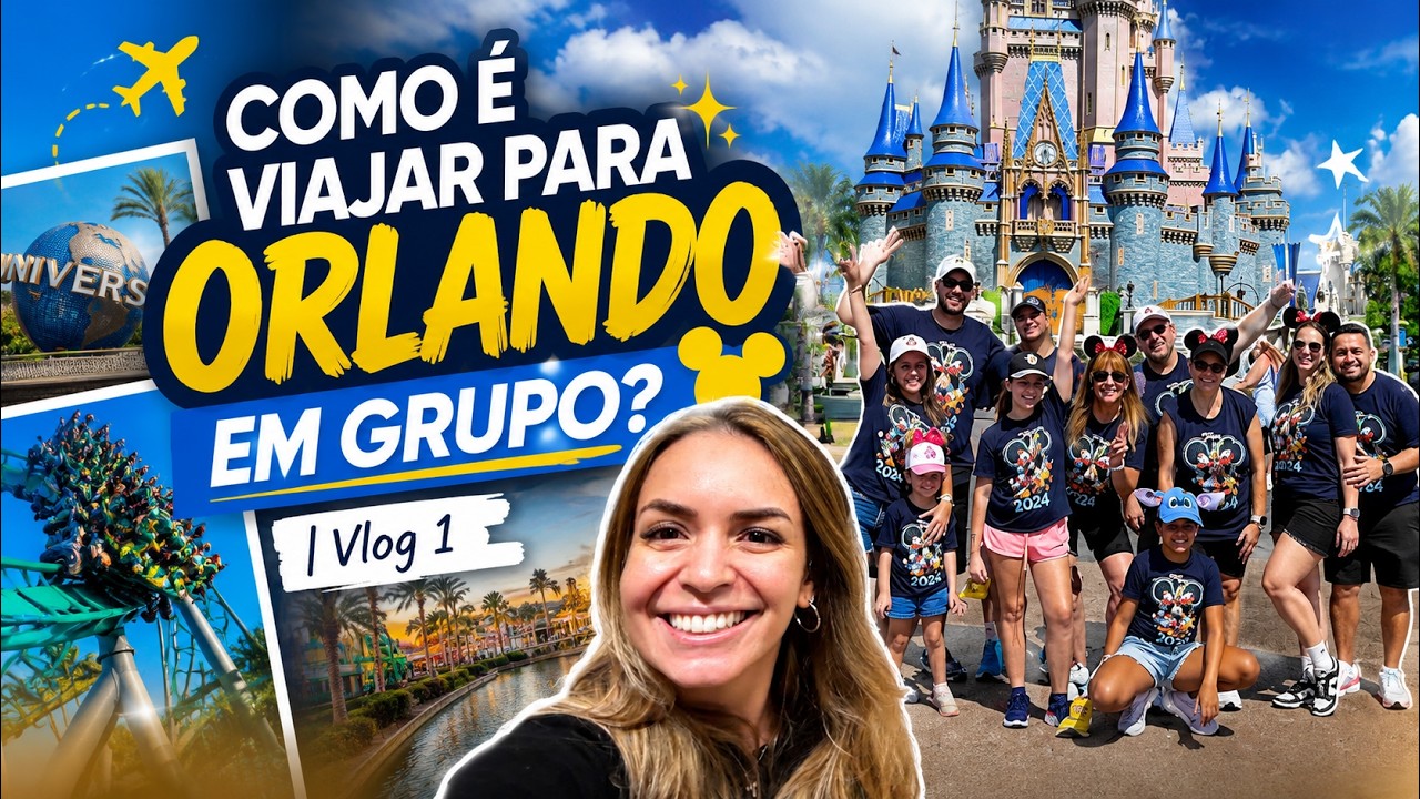 Vlog Viagem de Orlando - Disney em família | VLOG 1