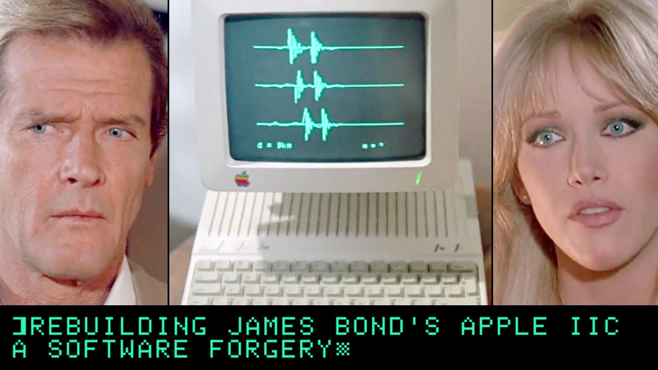 Rebuilding James Bond's Apple IIc - A Software Forgery
