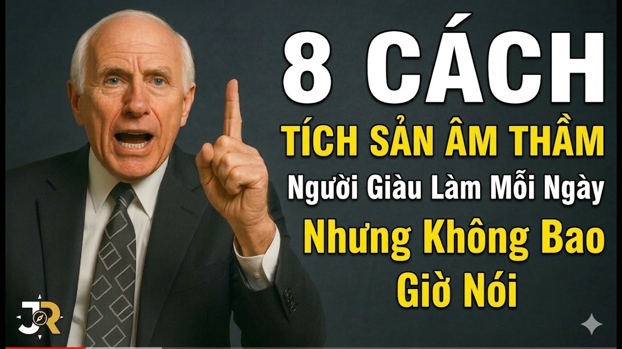8 CÁCH TÍCH SẢN ÂM THẦM - người giàu làm mỗi ngày nhưng không bao giờ nói I ĐỘNG LỰC TÀI CHÍNH