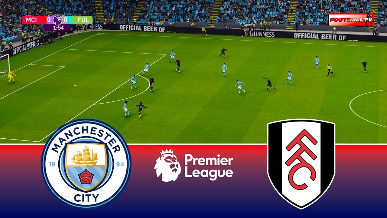 Manchester City vs Fulham - Premier League 2026 | Full Match All Goals | Pes 21 Gameplay