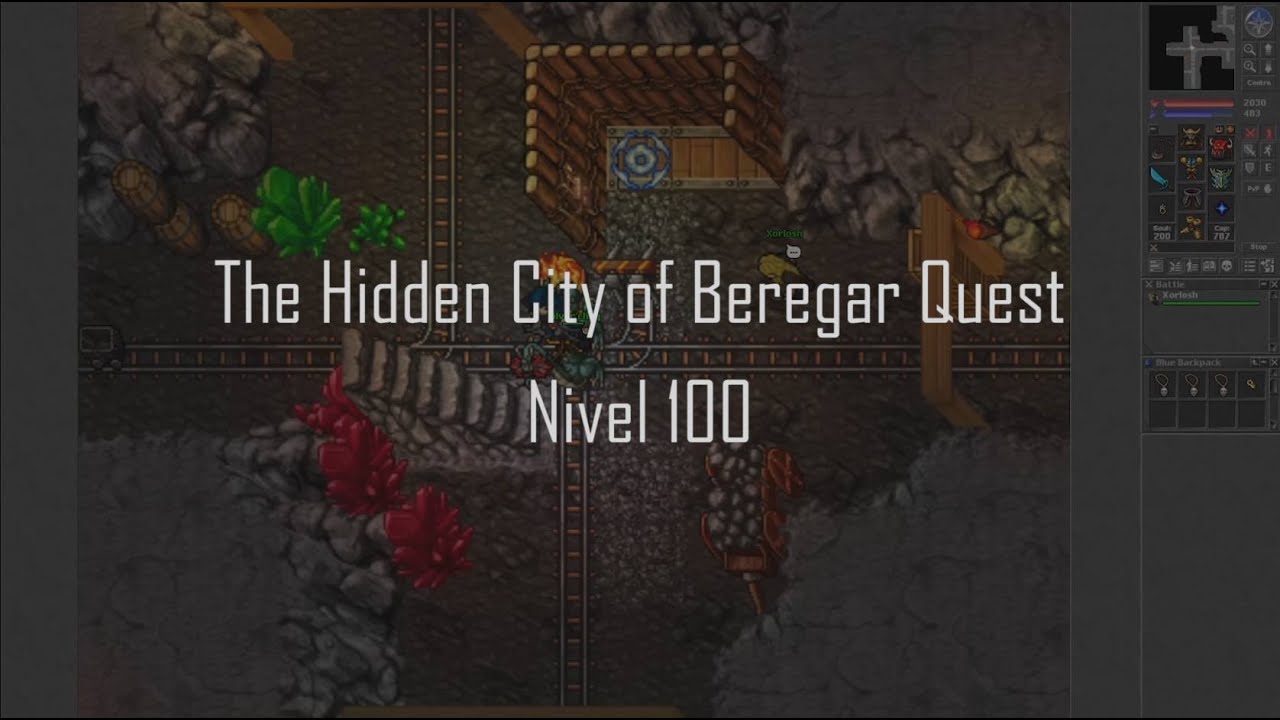 Tibia: The Hidden City of Beregar Quest, en Español Pt. 2 (Firewalker Boots y Dwarven Legs)