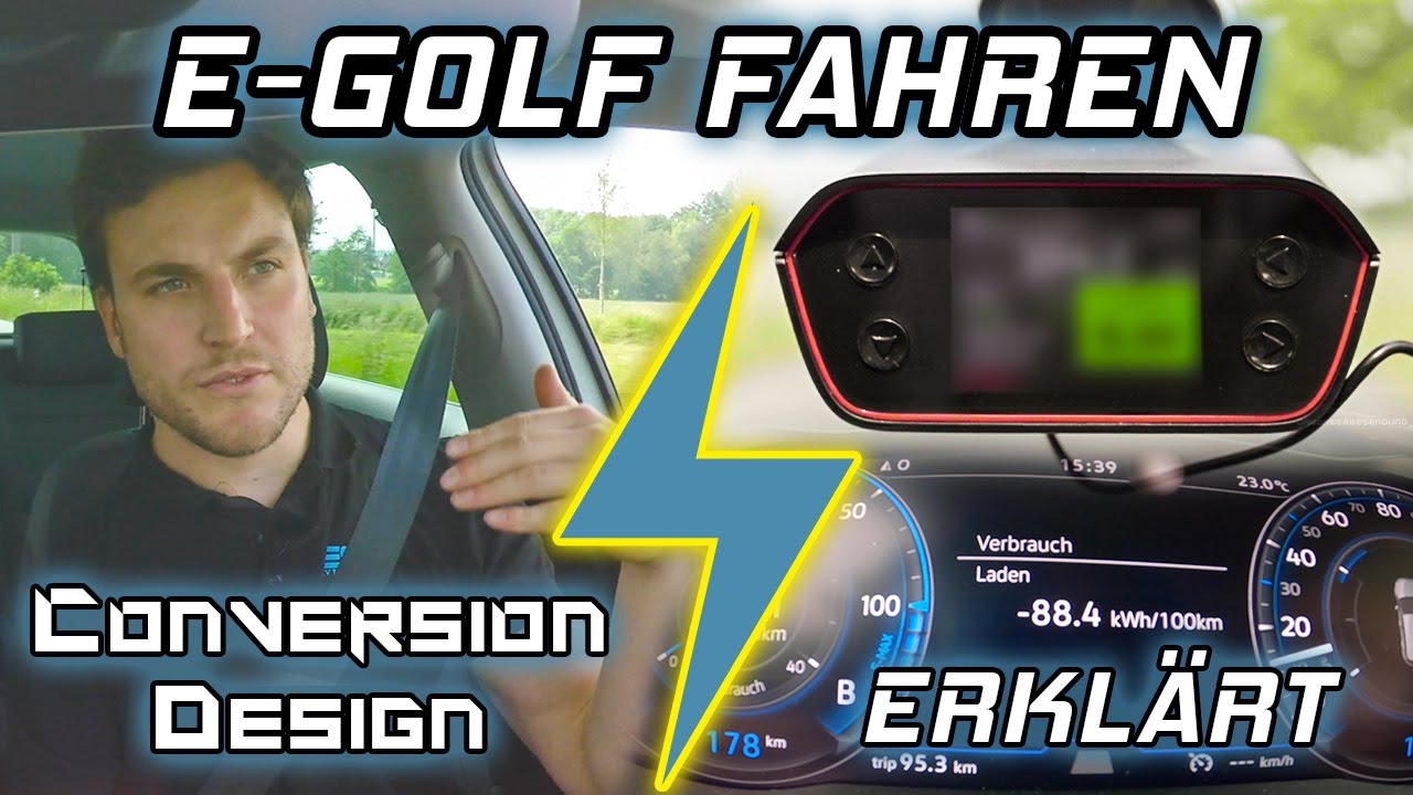 VW E-GOLF der Elektroumbau vom Hersteller TEIL 2 | REKUPERATION und LEISTUNGSSTUFEN | ESDI EV
