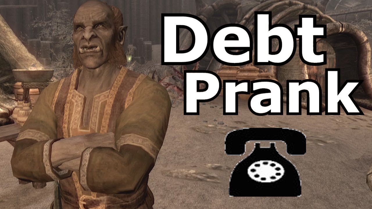 Могрул требует вернуть долги — розыгрыш в Skyrim