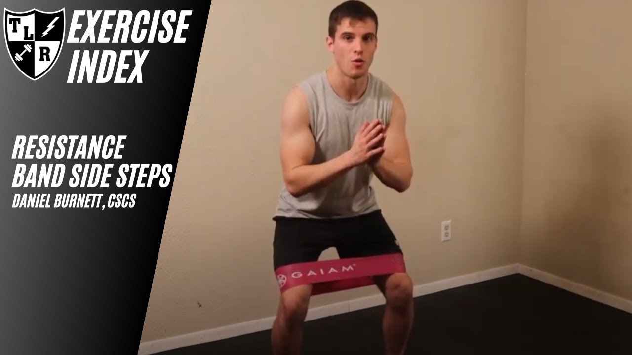 Exercise Index: Resistance Band Side Steps