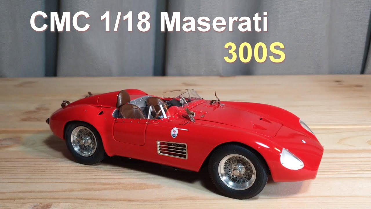 CMC 1/18 Maserati 300S Diecast Model Car ミニカー