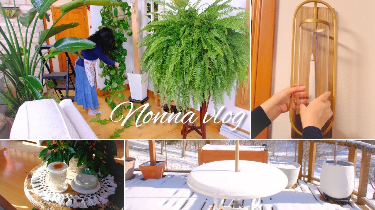 Nonna Vlog! Invierno - 17 grados, plantas, decoración