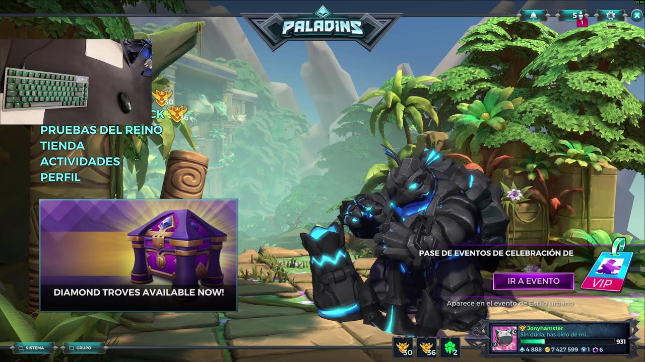 Seris Berserker - Paladins - Stream #565 - [!redes] [ENG/ESP]