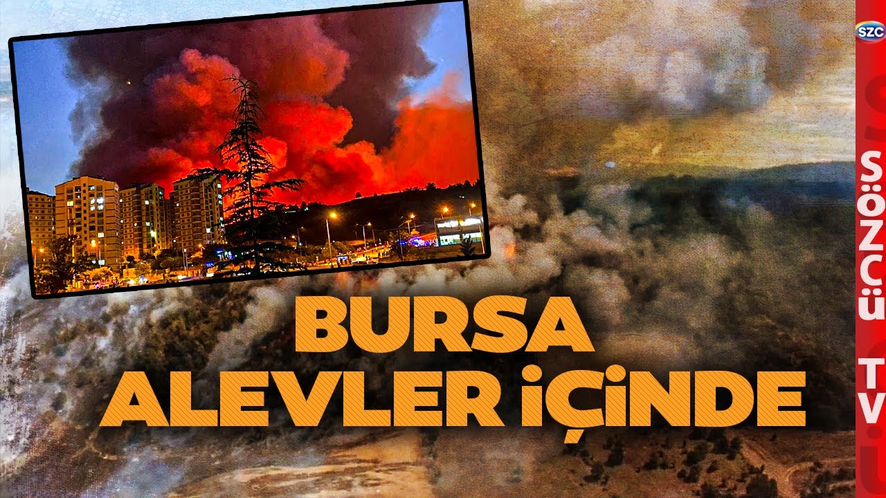 Bursa Alevler İçinde! Ormanlar Küle Döndü! Yerleşim Yerleri Tahliye Ediliyor!