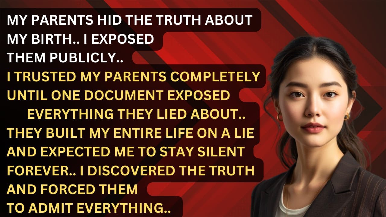 My Parents Hid The Truth About My Birth | I Walked Away After They Admitted It