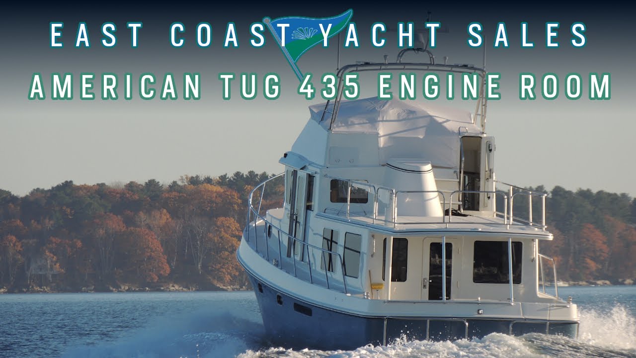 American Tug 435 engine room walkthrough