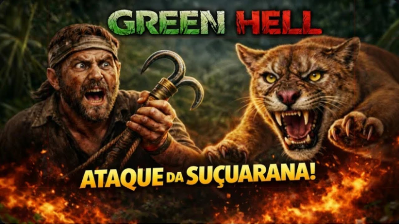 ACHAMOS O GANCHO… A SUÇUARANA ATACOU | GREEN HELL (COOP #05)