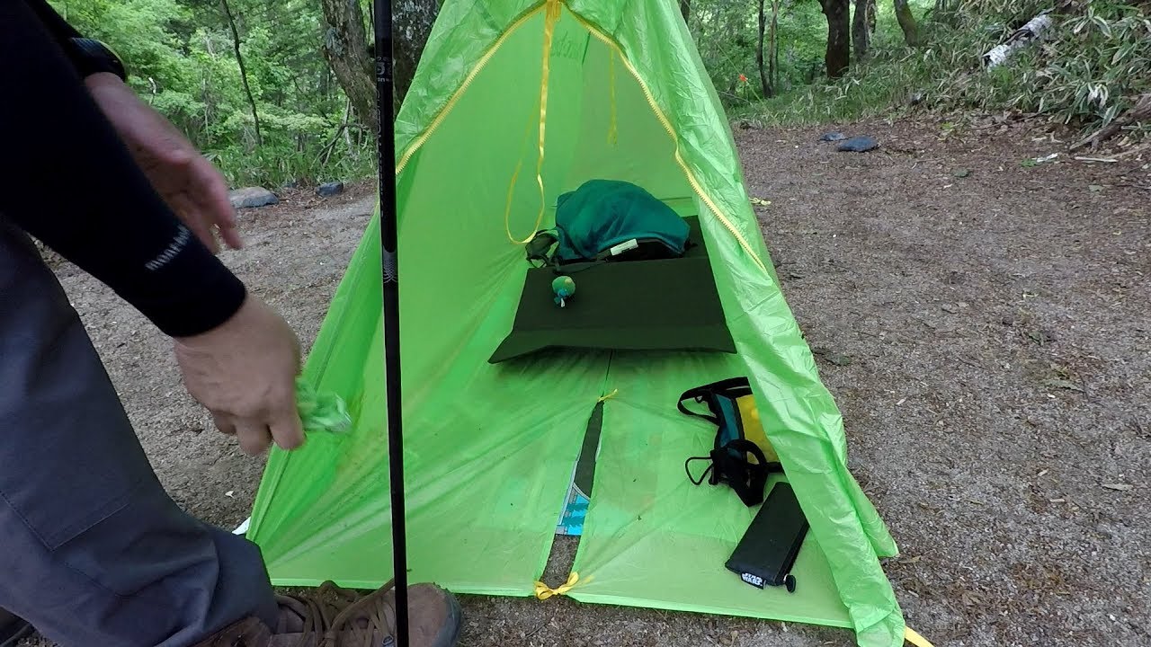 【ULテント泊登山】大菩薩嶺ツェルトでGO！・その２(福ちゃん荘でツェルト泊)【ザック総重量  6.4kg】