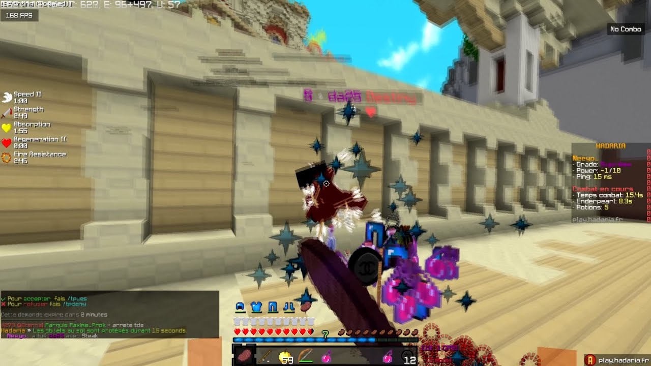 j'ai kill +20 p4u3 avec un steak tranchant 50 🥩🥩🥩( je 2 shot tout le monde ahahaha )