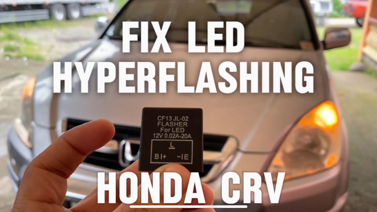 Fix Hyperflashing LED Signal Light| Flasher Relay Replacement|2002 Honda CRV gen 2