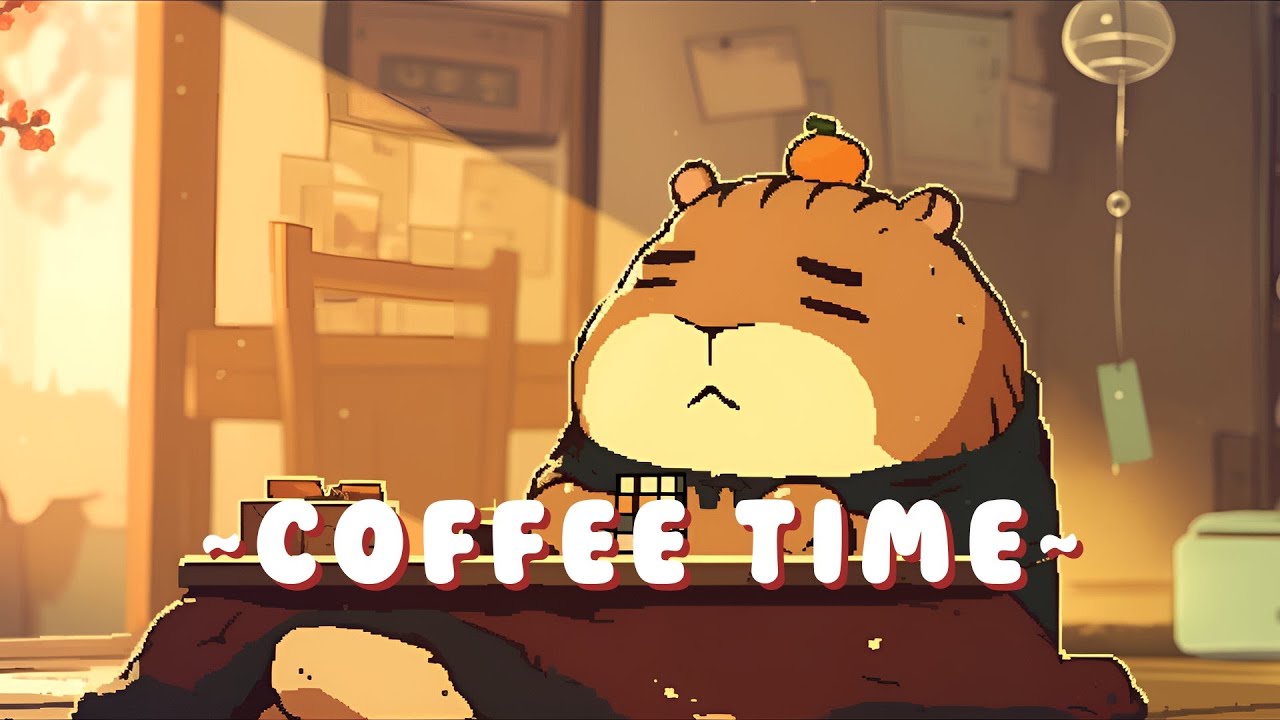 Capybara Lofi Music Station - Calm Music for Focus & Study ~ Sweet Dreams ~ 📚 🎵