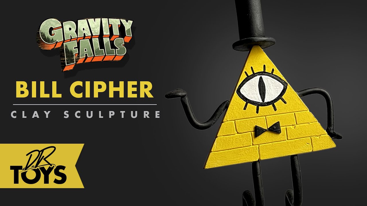 How to make a Gravity Falls Bill Cipher Clay Sculpture