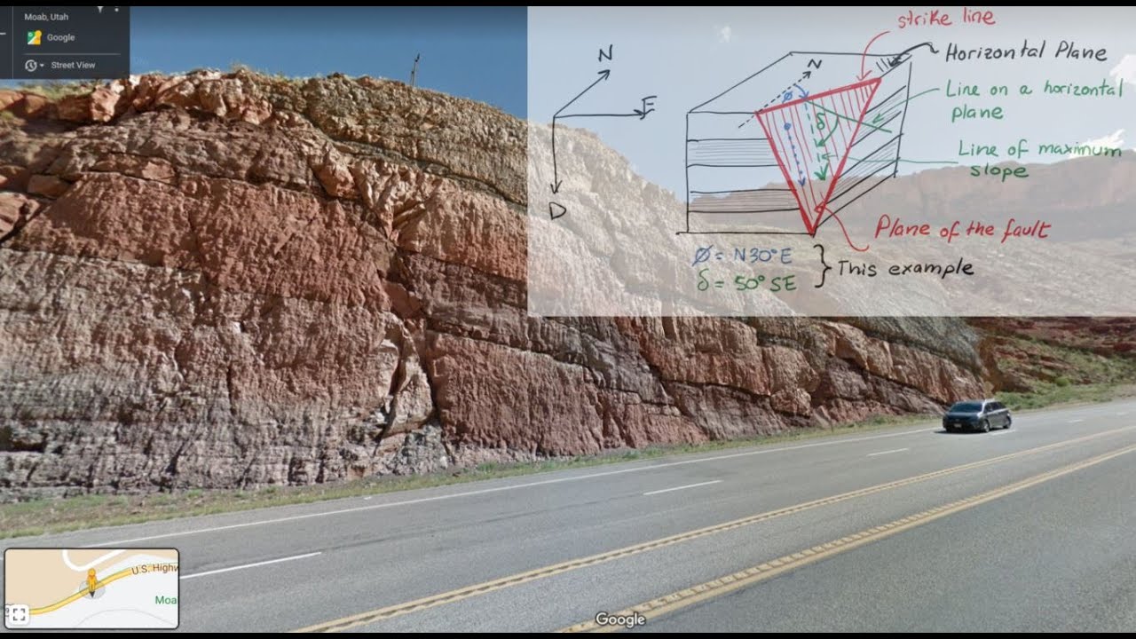 L20 Fault mapping: strike, dip, stereonets and geological maps