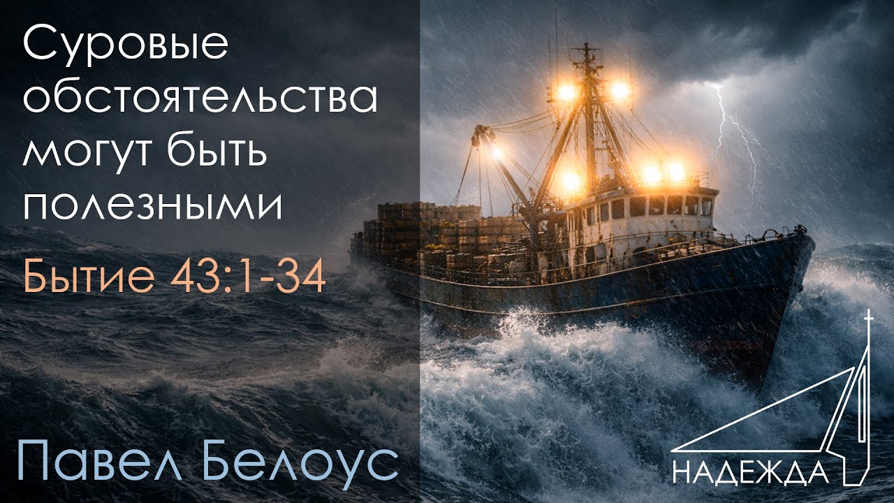 Суровые обстоятельства могут быть полезными Бытие 43:1-34 Павел Белоус