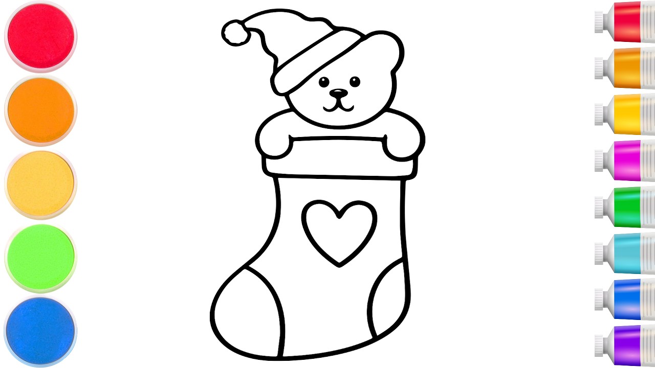 Drawing and Coloring a cute Bear | Easy Step by Step Tutorial
