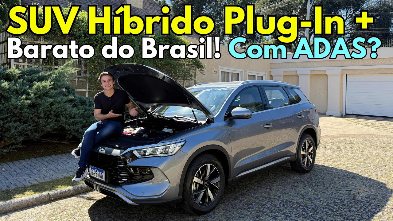 SUV Híbrido Plug-In + Barato do Brasil - e com ADAS: Teste Completo com Song Pro 2026 