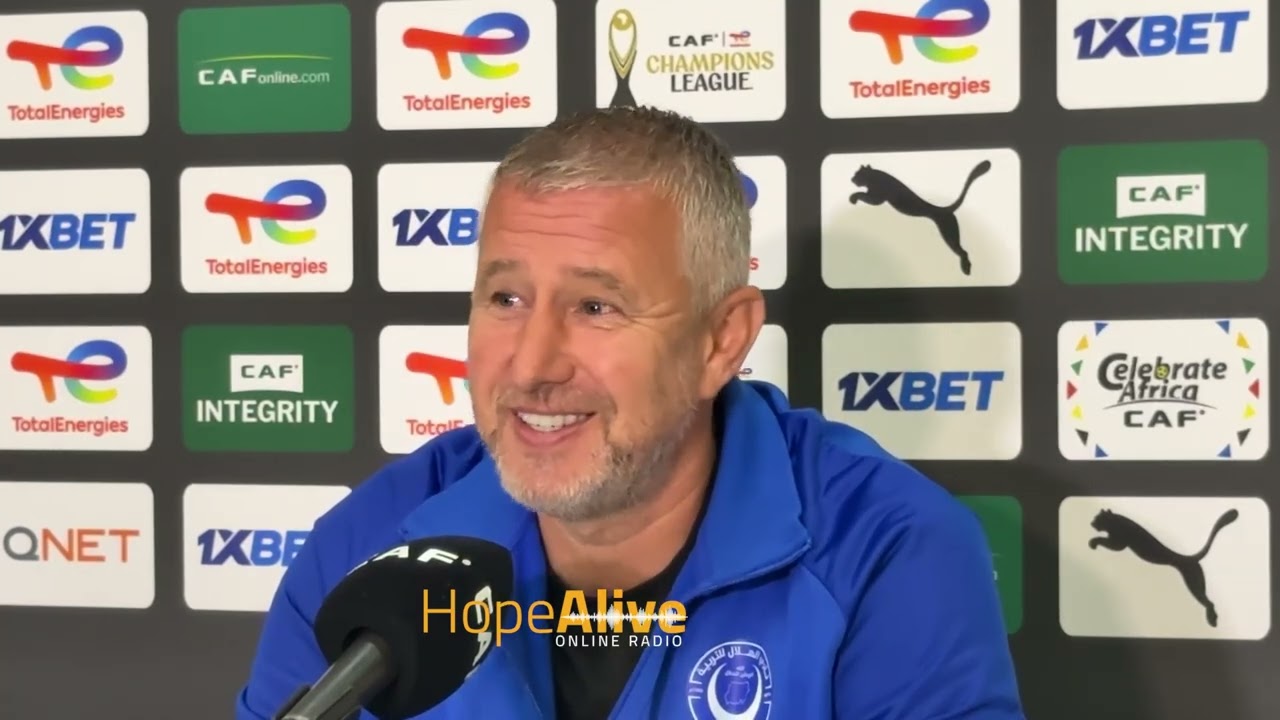 Al Hilal SC Sudan held press conference ahead of Mamelodi Sundowns CAF champions league clash