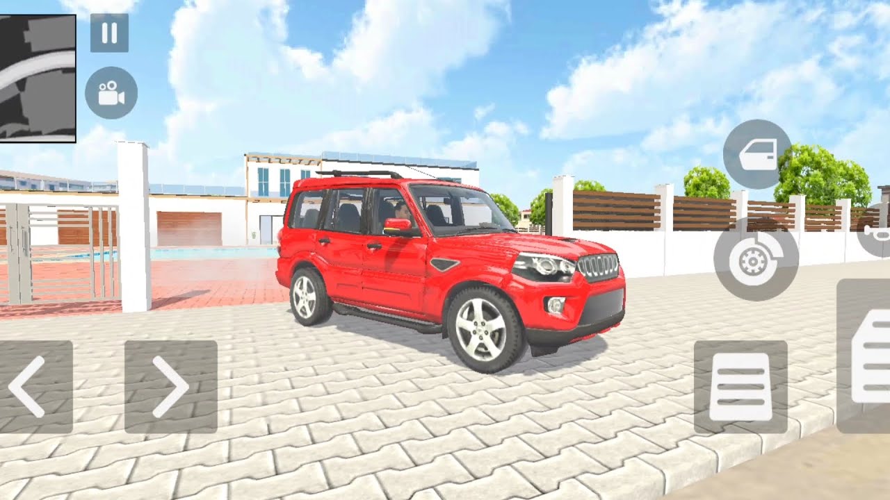Red Scorpio Car Epic Police Chase | Indian Theft Auto Simulator Gameplay