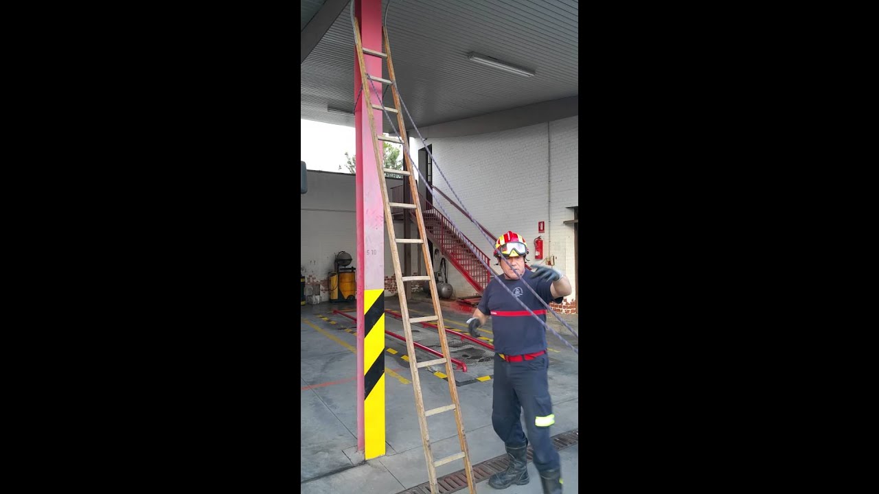Asegurar las escaleras extensibles