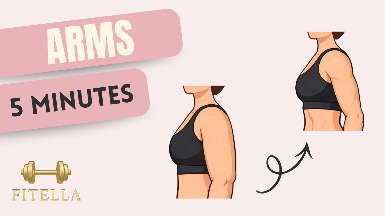 Toned Arms in 5 Minutes 💪 | Quick Arm Workout for Women