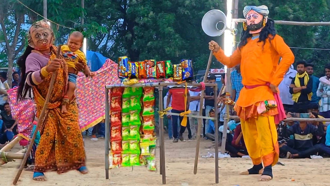 আসর ভিতরে দোকান লাগাই দিলো | Hemsing Mahato New Chhau Nach | Chhau Dance | Purulia Plus