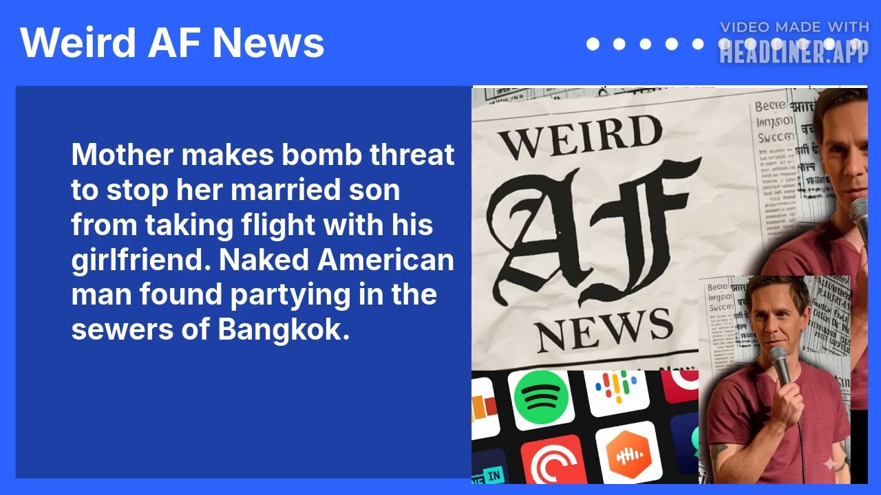 Mother makes bomb threat to stop her married son from taking flight with his girlfriend. Naked...