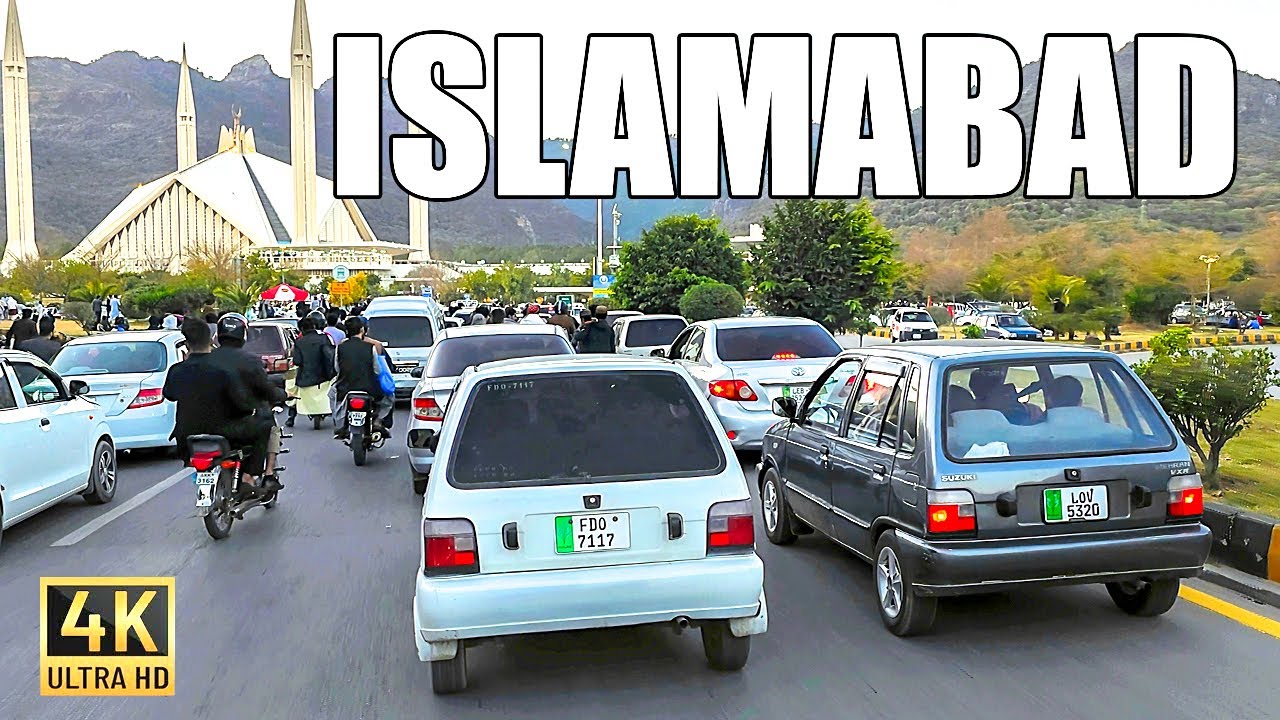 🇵🇰 Islamabad City 2025 - Scenic Evening Driving Tour in 4K
