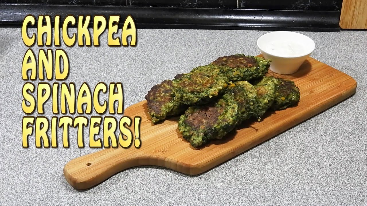Chickpea and Spinach Fritters - Cook with K.P SE28 EP49