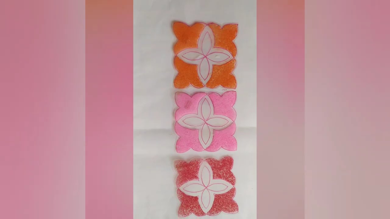#Ready rangoli patches # how to make #Handmade # Easy to use