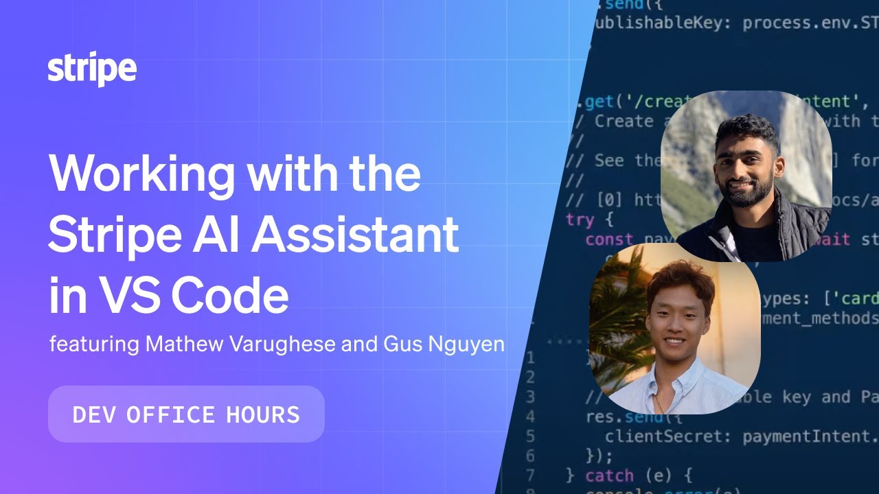 Работа с сервером Stripe MCP и AI Assistant в VS Code