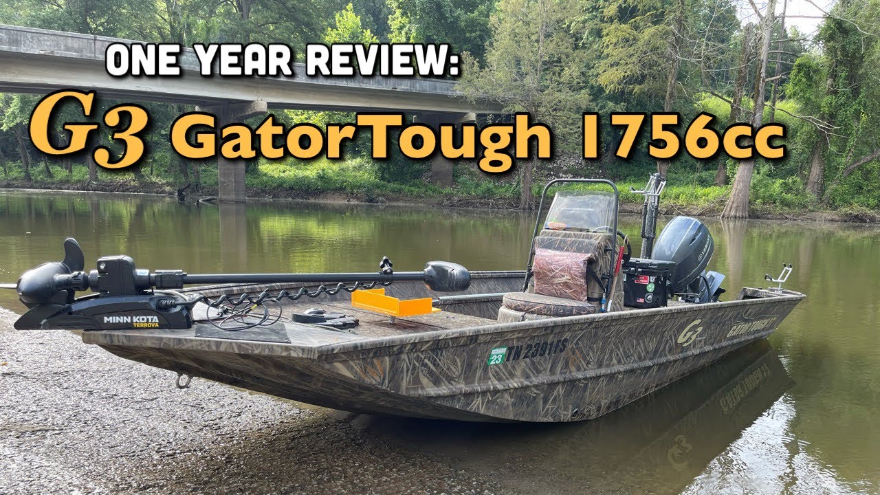 G3 Gator Tough 1756 1 Year Review | Mods Update : Terrova Helix 7, Hydro Turf, Power Pole