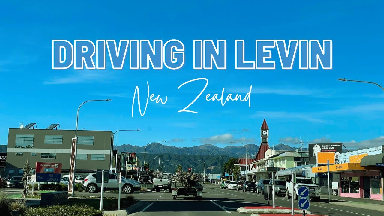 DRIVING IN LEVIN, NEW ZEALAND [4K] | O.D. WOW