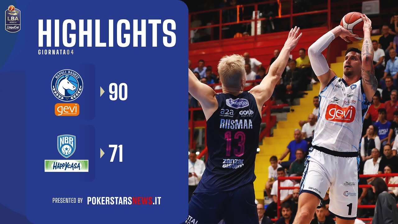 GeVi Napoli Basket - Happy Casa Brindisi | Serie A UnipolSai 2023/24