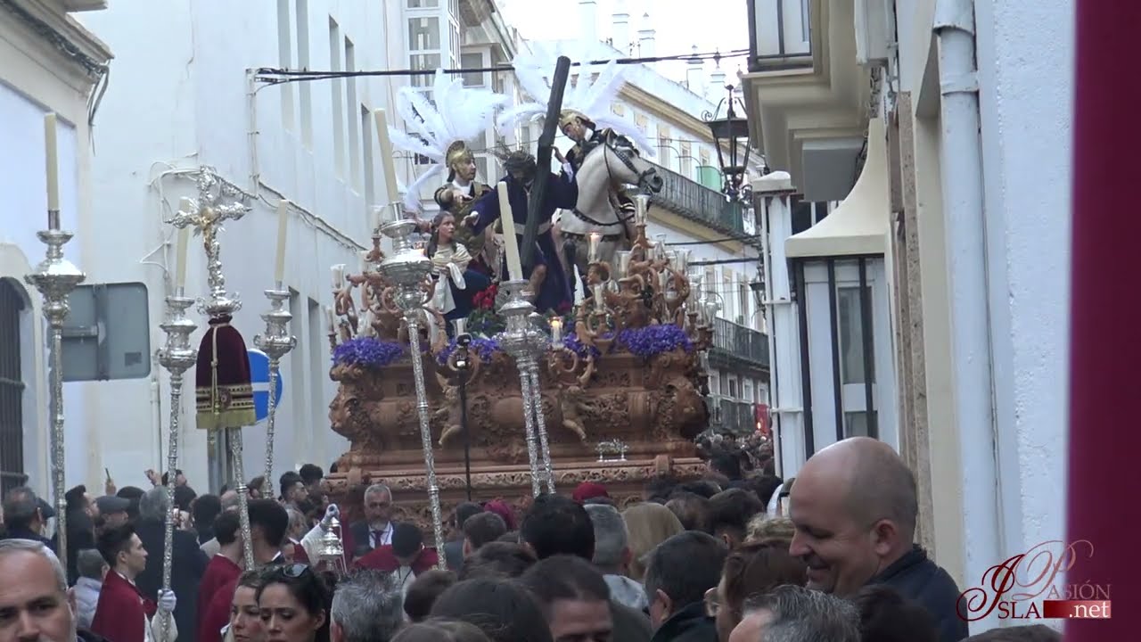 Tres Caídas en la calle Dolores | Semana Santa San Fernando 2024 | 4K