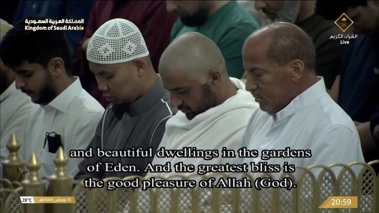 14th Ramadan 1446 Makkah Taraweeh Sheikh Dosary