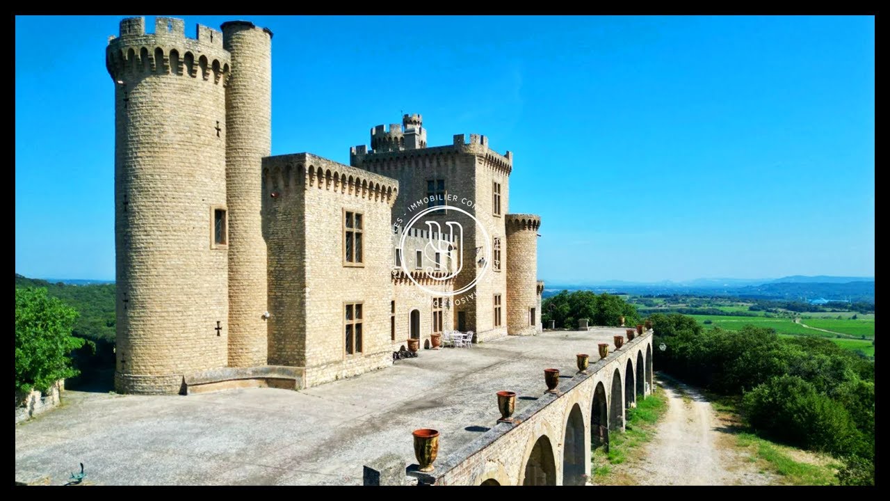 Medieval Style Castle, Languedoc Roussillon, Southern France