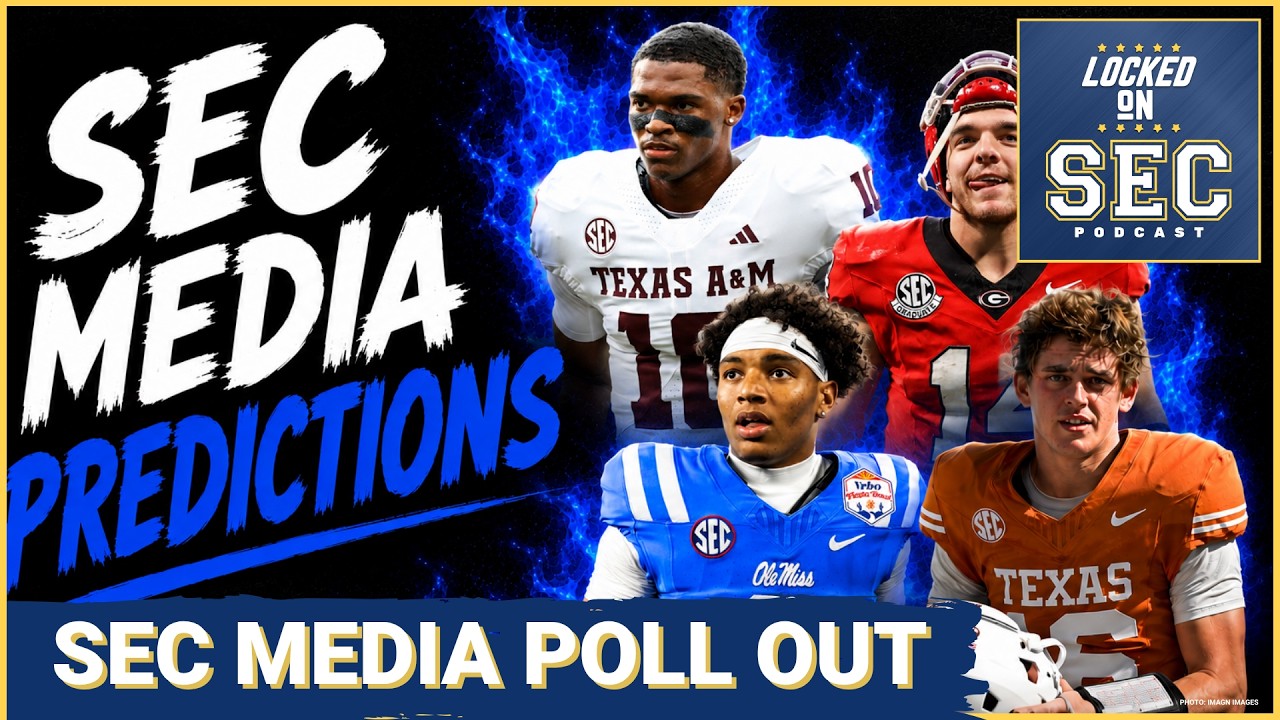 UNVEILED: Georgia and Texas DOMINATE SEC Media Predictions | Are OU & Alabama Ranked Too Low??