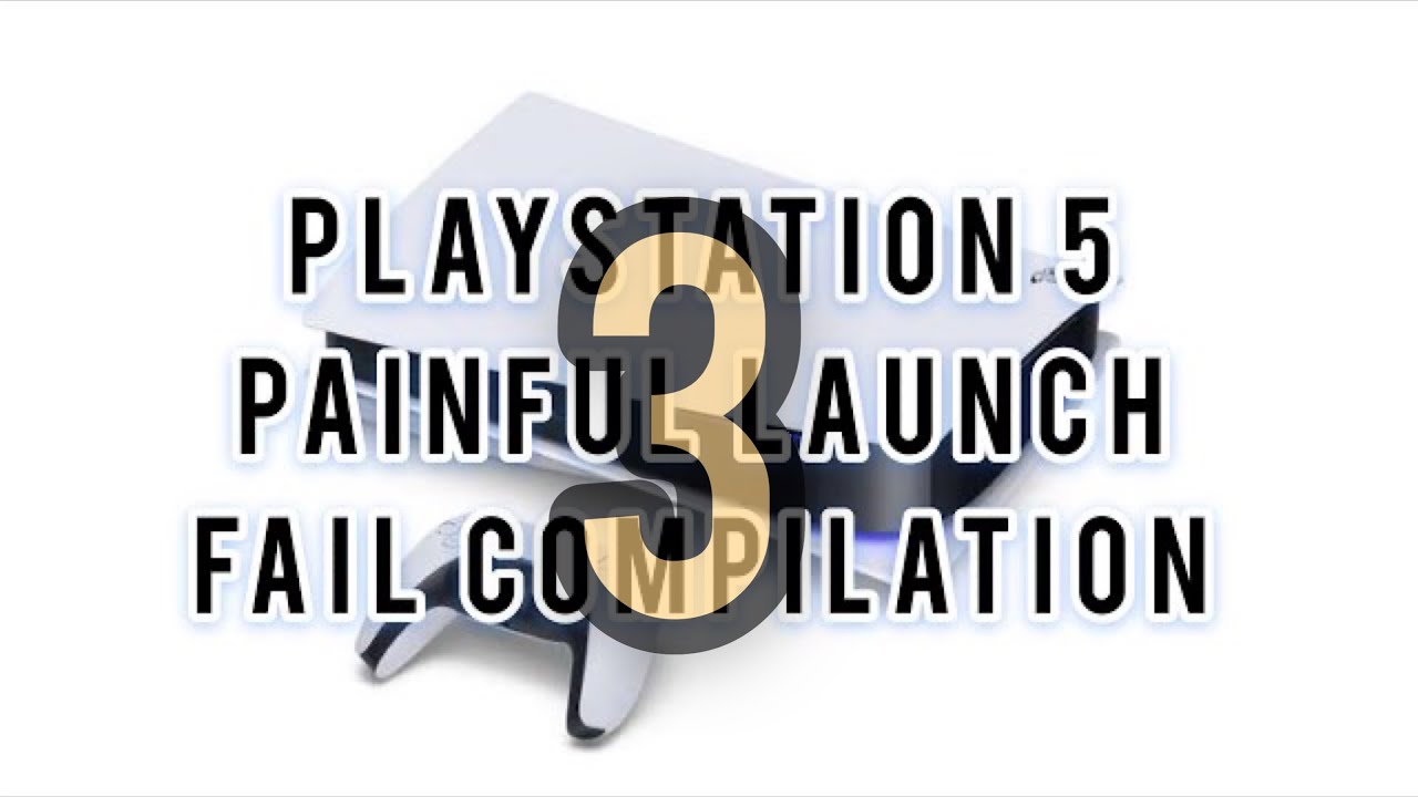 Playstation 5 (PS5) Painful Launch 3 (Fail Compilation, green screen of death, loud buzzing)