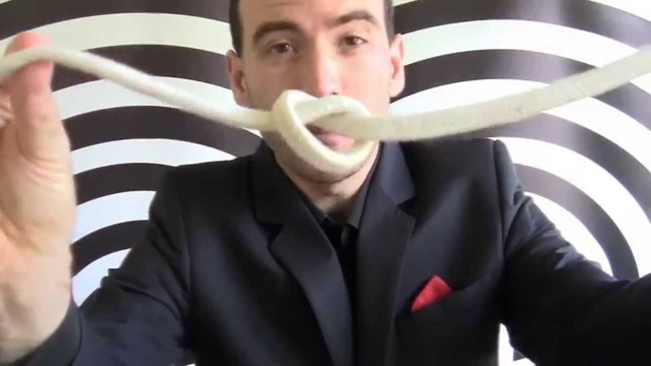 Kouzelnický TRIK PRO ZAČÁTEČNÍKY: Bleskový UZEL JEDNOU RUKOU! Uč se KOUZLA A TRIKY na VESPE.CZ