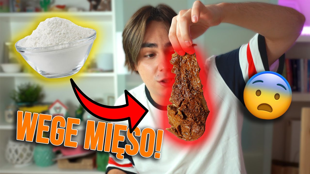 Zrobiłem WEGAŃSKIE MIĘSO! 👀 Seitan po raz pierwszy TEST SMAKU! 🥩