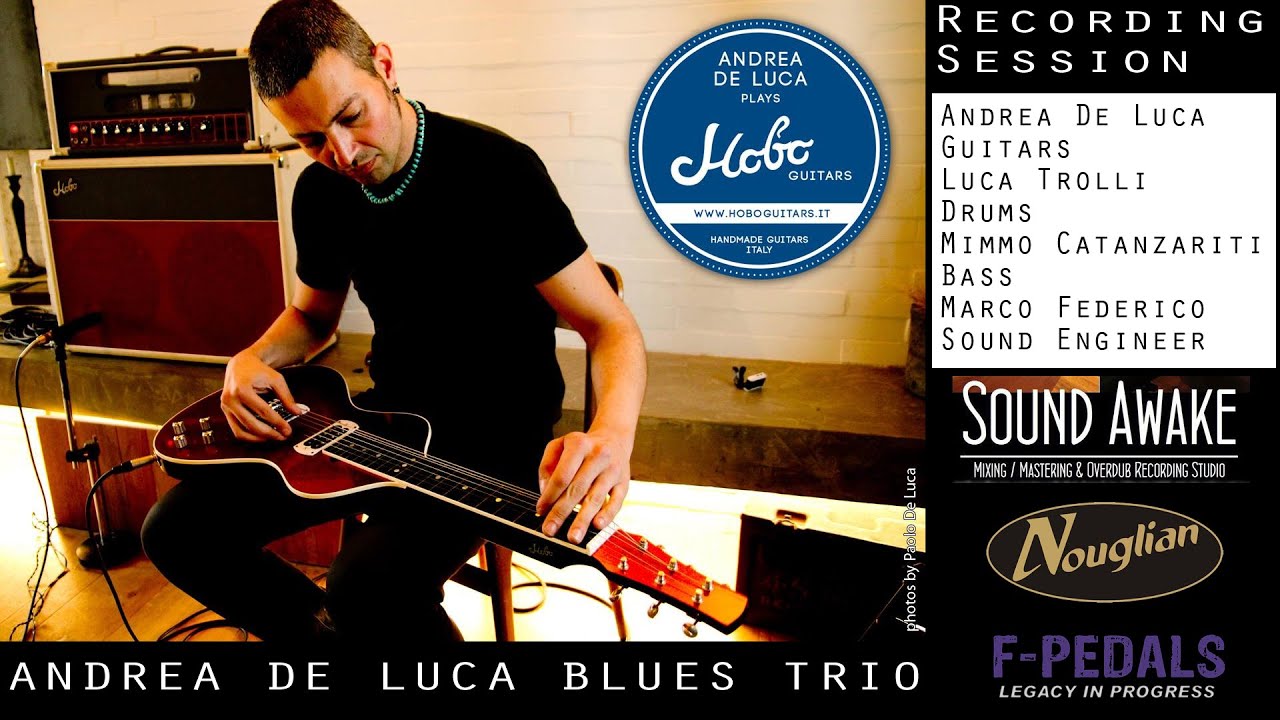 Lap Steel in the recording studio - Andrea De Luca Blues Trio @ Sound Awake