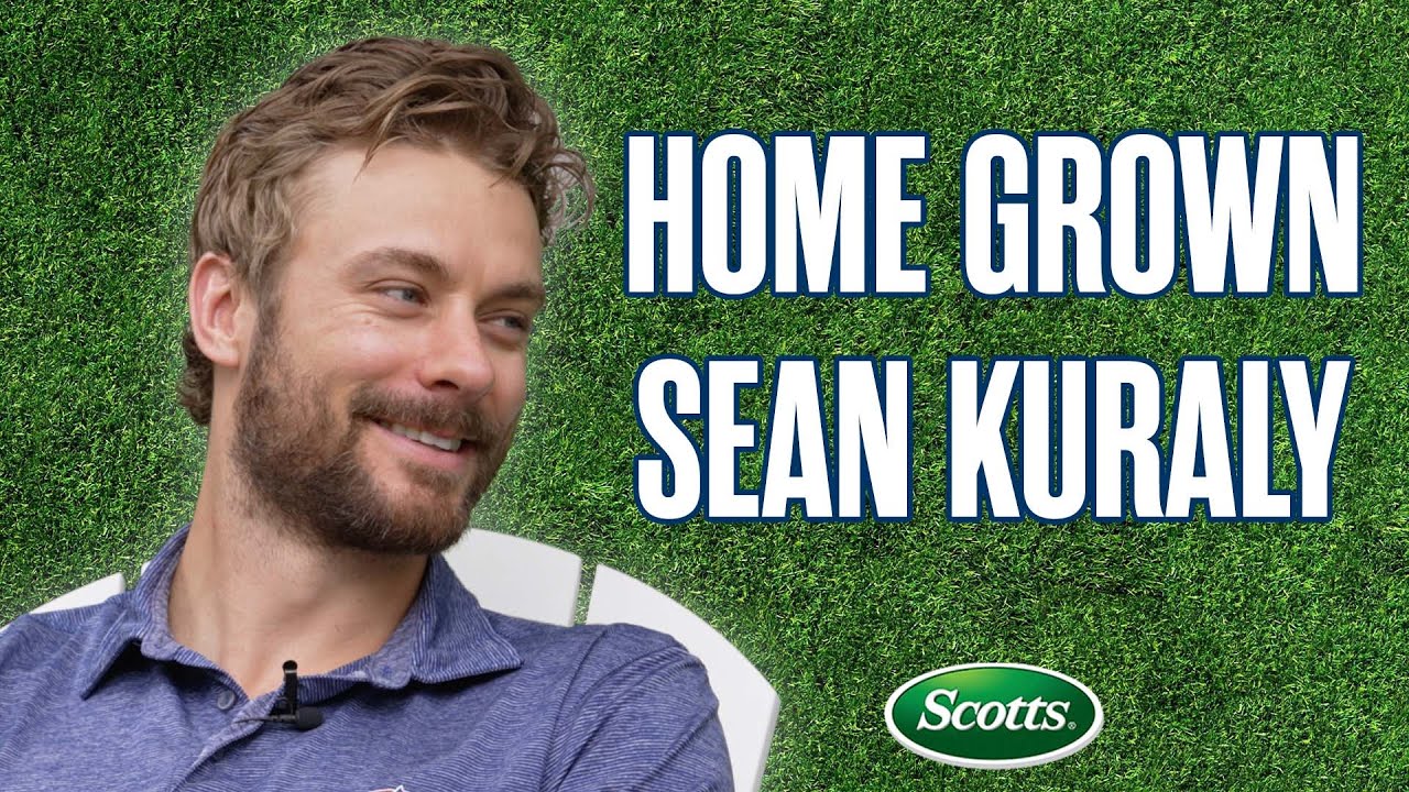 SEAN KURALY Pretended He Was RICK NASH Growing Up Playing Street Hockey 🏒 | Scotts Lawn Care