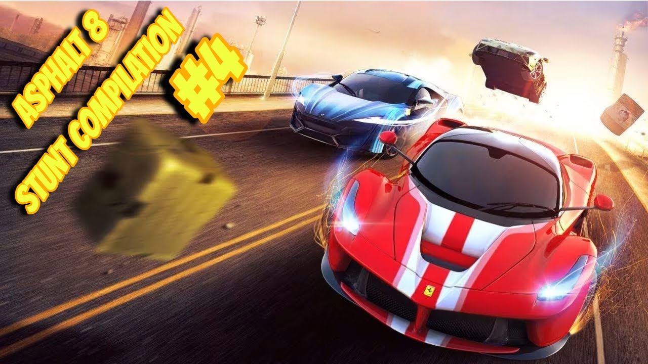 Asphalt 8 Stunt Compilation #4