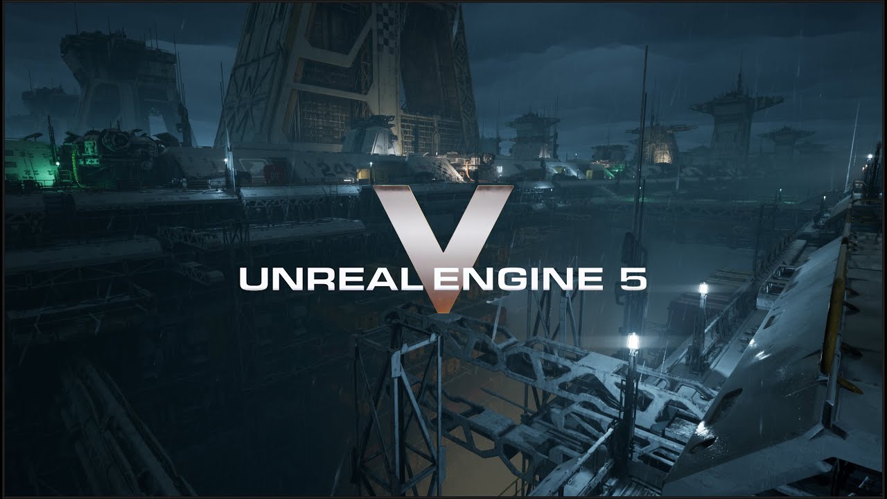 Sci Fi Port UE5 Relight